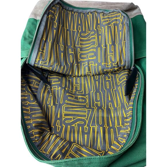 Vivienne Westwood Anglomania green canvas backpack - Picture 5 of 5